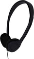 Maeline On-Ear Headphones - Black - 3.5 mm Plug - 1 Pack - Perfect for Music Lovers!
