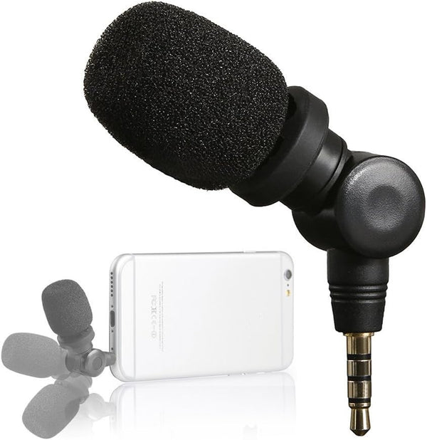 Saramonic SmartMic Mini Condenser Flexible Microphone for Smartphones, Vlogging Microphone for iPhone and YouTube