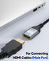 4K 10 4K@60Hz, 2K, 1080P, 3D PS5/PS4 HDMI Extension Cable FT HDMI Extender, HDMI Male to Female Adapter Cord ARC, HDR