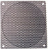 120mm Black Steel Mesh Filter Grill, 1.1mm Diameter Hole