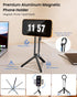 Maectech Magnetic Phone Tripod Magnetic Smartphone Stand Phone Mount Tripod for iPhone for Magsafe Selfie Stick