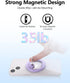 Magnetic Phone Grip (MagGo), Removable Phone Holder Stand, Adjustable Finger Ring Grip Compatible with MagSafe iPhone