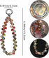 KuuGuu 2 PCS Crystal Beaded Phone Wrist Strap Sparkling Phone Charm Chain Cellphone Lanyard Chain Detachable Beaded