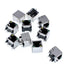 Oiyagai 10 Pcs RJ45 8P8C Shielded Modular Network Jacks - 2LED Light Enhanced Connectivity for Network Applications
