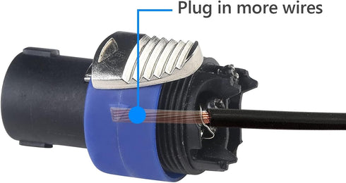 Speaker Plug Speakon Connector, Nl4fx Speaker Jacks and Connectors, Nl4fc Male Female Converter for Powercon
