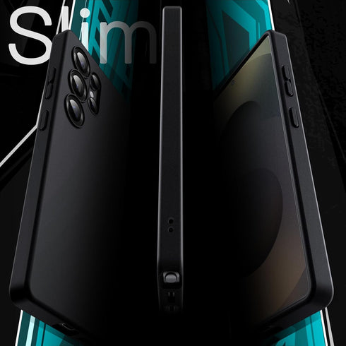 JETech S25 5G, Slim Fit Case for Samsung Galaxy Ultra Camera Lens Full Protection, Soft TPU Thin Protective Phone Cover