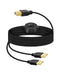 RIIEYOCA 2 in 1 USB Printer Cable Splitter, USB A Male to
