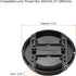 PATIKIL Camera Lens Cap, 4 Pack Center Pinch Front Lens Cover with Cap String/Microfiber Cleaning Cloth for 82mm Thread Universal DSLR Lenses for Nikon, for Fujifilm, for Pentax, for Leica