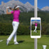 iTODOS Cell Phone Holder Mount Clip for Golf Cart, Wheelchair, Walker, Stroller, Spin Bike, Table - Fits iPhone,