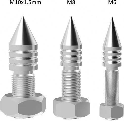 Monosaudio Speaker Spikes - 4 Pcs HiFi Speaker Anti-Vibration Spikes (without Spike Pad) for Speaker, Subwoofer,