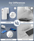 QiSa 16000mAh 30W QC4.0 Portable Charger, Power Bank, Power Bank Built-in AC Wall Plug and Cables, PD and Fast Charger