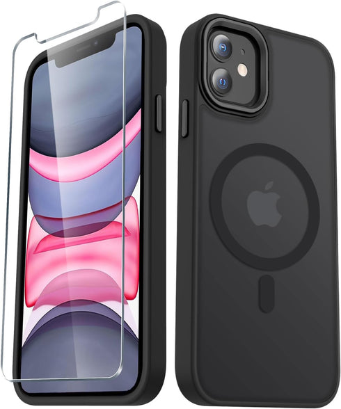 YENAPOON for iPhone 12 Case, iPhone 12 Pro Case, with 1 Screen Protector,