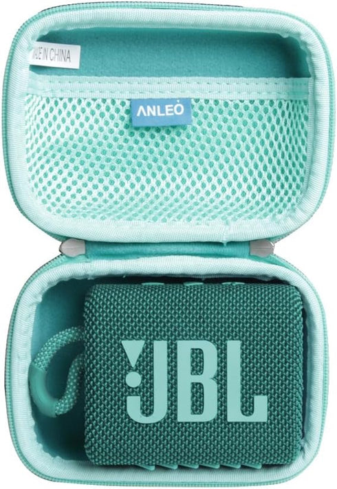 Hard Travel Case for JBL Go 3 / Go 4 Portable Bluetooth Speaker, Protective Case (Teal)