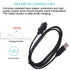SUC-C2 USB Charging Cable Data Transfer Cord Replacement for Samsung Digital Camera NV3 NV5 NV7 I5 I6 I7 I70 NV20 L70