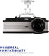 VIVO Universal Adjustable Ceiling Projector Mount for Regular and Mini Projectors, White, MOUNT-VP01W