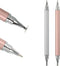 MECCANIXITY 2pcs 2 in 1 Ballpoint Pen with Stylus Tip, Fine Point Disc Stylus Pens for Touch Screens, Silver Pink
