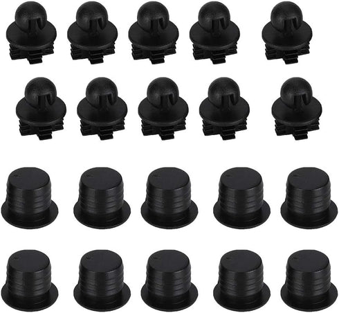 QANYEGN 10 Pairs Speaker Grill Guides, Plastic Ball and Socket Speaker Mesh Snap Fastener, Speaker Grill Pegs