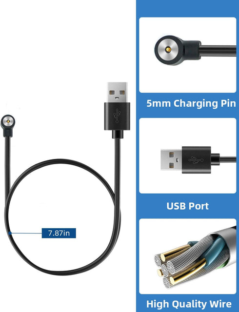 Smart Ring Charger Cable for Smart Hand Fitness Ring Watch (1P)