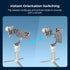 SMALLRIG 4 17/16/15 5339 Metal Phone Mount with Baseplate for Arca-Standard, Compatible for DJI RS Mini, Smartphone