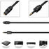 Diarypiece 3.5mm Toslink to Plug Digital Optical Audio Cable SPDIF Fiber Connector