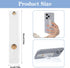 Ymapinc 2Pcs Phone Loops for Back of Phone Strap Grip Holder, Silicone Kickstand Cellphone Finger Loop Grip for Most