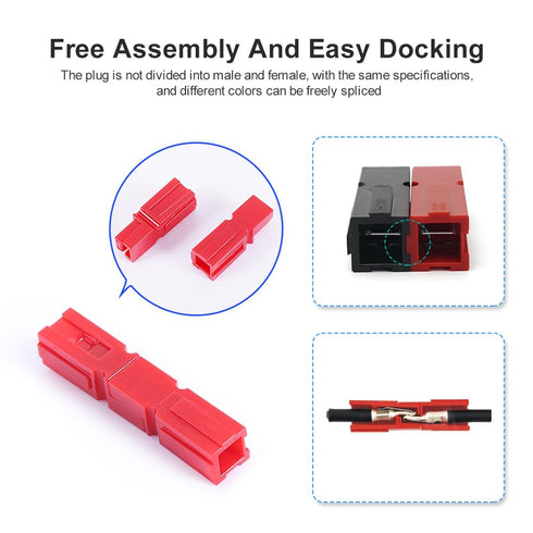 101 PCS 15/30/45 Amp Power Connectors Assortment Kit, Battery Connector Modular Quick Disconnect, AWG10-20