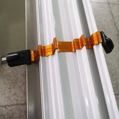 VANTRONIK Ultra-Thin Flat Coaxial Cable for TV, 11.8 inches Long, F Connector, Soft Window Cable for Windows