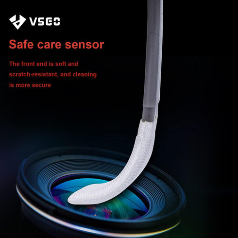 VSGO VS-S04E Camera Sensor Cleaning Kit, Professional Medium Format Camera Cleaning Kit with 12pcs Clean Swabs