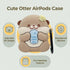 Xinbalove 4, 4th 2024, 4 Cute Kawaii Case for AirPods Case Cover Compatible with AirPod Generation Funny Otter