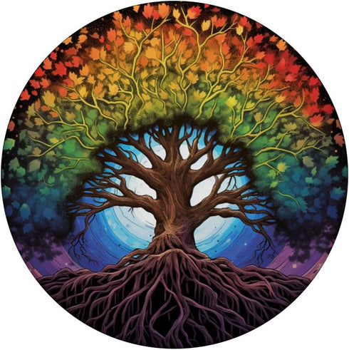 Rainbow Tree Of Life Pride Yggdrasil PopSockets Standard PopGrip