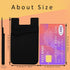 Cell Phone Wallet Card Holder Sleeves, 3 Pack Adhesive Credit ID Cards Pocket Wallets for iPhone Android Phones,