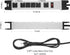 Heavy Duty Surge Protector, 6 Outlet Industrial Power Strip, 15A, Metal Power Strip with 6FT Cord, 1200 Joules ETL