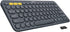 Logitech K380 Bluetooth Keyboard, Compatible with Windows, Mac, Chrome OS, Android, iPad, iPhone, Apple TV, Dark Grey