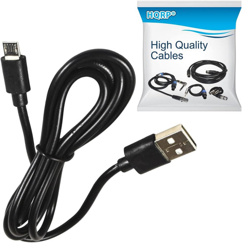 HQRP USB Charging Cable Compatible with Boom Movement Swimmer, Compatible with JBL