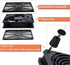 120mm 3-Degree 5V Quiet Router Fan Cooler with L/M/H Speed Controller, DC USB Powered Cooling Case Fan for Router Modem
