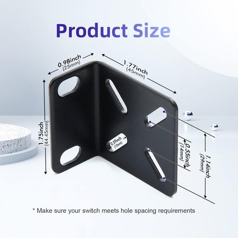 Rack Mount Kit for 17.3 Inch Switches | Adjustable Rack Ears for Buffalo Tech, Cisco, NETGEAR, Dell