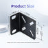 Universal 1U Rack Mount Kit with Adjustable Holes Distance, Compatible with Cisco, NETGEAR, Dell, D-Link, Linksys,