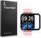 3 Pack Screen Protector Film Compatible with Popglory P66 1.85'' Smartwatch, 3D Full Coverage Anti-Scratch Foils