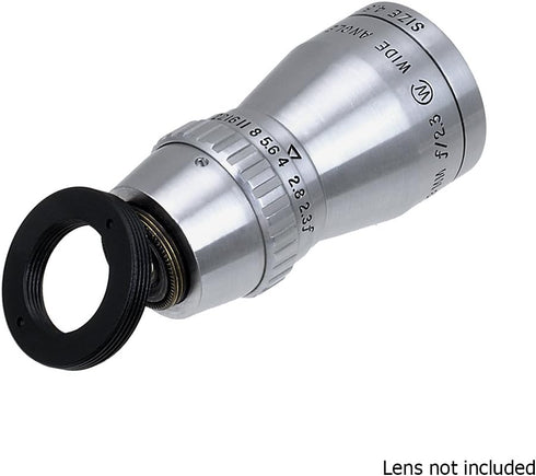 Fotodiox Pro Lens Mount Adapter for D-Mount 8mm Film Lenses to C-Mount Cameras