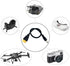 2Packs XT60 Adapter Cable, XT60 Male Bullet Connector to Male DC 5.5mm X 2.5mm Power Cable for FPV Monitor