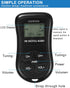 ZHIWHIS Mini Portable FM Radio, Stereo LCD Digital Display Pocket Walkmen Receiver with Earphone, AAA Battery Operated