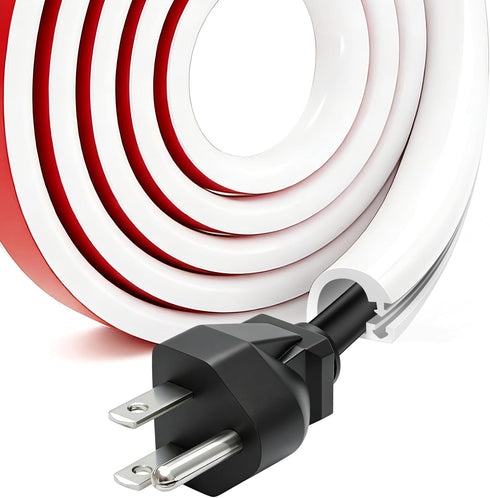 YESSZ Self-Adhesive Silicone Cable Hider, Flexible Wire Cover Cable Raceway for Wires, Wall
