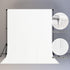 LYLYCTY 8x10ft White Portrait Backdrop Zoom Meeting, Game Live Steaming and Photo Studio Shooting Props