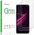 Beukei Tempered Glass Screen Protector (3 Pack) for T-Mobile REVVL V+ 5G, 6.82" Case Friendly, 9H Hardness, Touch