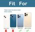 3 Pcs 13 Pro Camera Lens Glass Replacement for iPhone 13 Pro,13 Pro Back Rear Camera Lens Replacement with Pre-Installed Adhesive, Back Glass Camera Lens,Repair Tool Set(for iPhone 13 Pro 6.1 Inches)