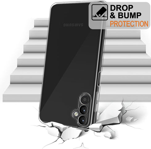 TENOC Clear Case for Samsung Galaxy A13 5G, Non-Yellowing Protective Bumper Hard Back Cover