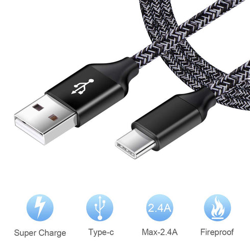 USB Type C Wall Charger Block Cube Fast Charging C Charger Cable Cord 6ft for Samsung Galaxy S22/S21/S21 Ultra/S21 Plus/S20/S20+/S10e/S9/S8/A10e/A20/A50/A71/Note 20/10/9,Google Pixel 5 4 3a,Moto G8 G7