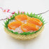 2pcs BESPORTBLE Fake Salmon Slice Models for Kitchen Decor and Photography Props Realistic Plastic Sashimi Food Models