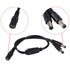 ATNSINC 10Pairs 12v 2.1mm 5.5mm DC Power Cable Male Female Connectors x DC Pigtail Adapter for CCTV Security