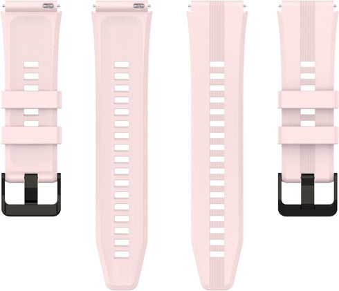 E ECSEM Bands for Bgulong H22 Smartwatch, Replacement Soft Silicone Waterproof Sport Strap Accessories